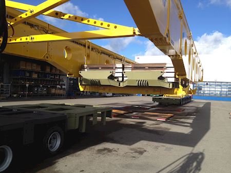 Goldhofer High Girder Bridge Modular trailer