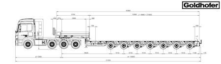 Goldhofer MPA 7 Low loader